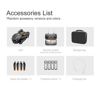 Xiaomi D88 Drone HD Dual Camera 3 Battery Professional Aerial Photography Optical Flow Hovering Gesture Shooting Folding Drone