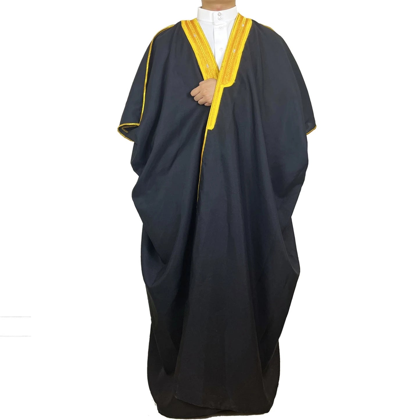 Wholesale Oem Eid Morrocon Drosh African Fabric Thobe Al Noorarab Turkey Clothing Kaftan Abaya Muslim Men Bisht