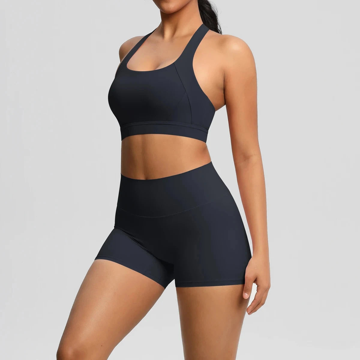 2PCS Yoga Set Nude Feeling Workout Sets Women Tracksuit Gym Push Up Fitness Running Workout Sportwear Sport Bra Leggings Suit