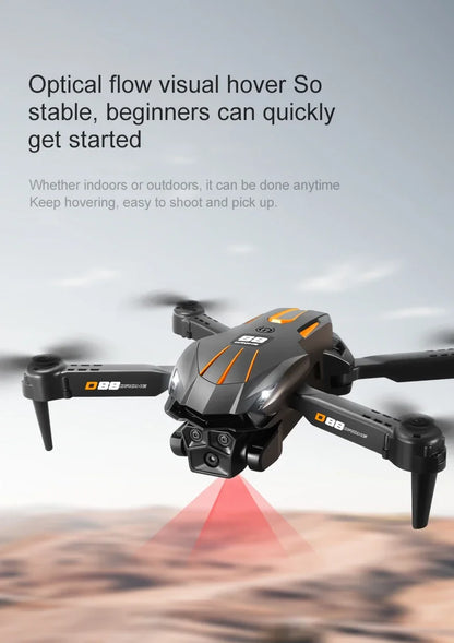 Xiaomi D88 Drone HD Dual Camera 3 Battery Professional Aerial Photography Optical Flow Hovering Gesture Shooting Folding Drone