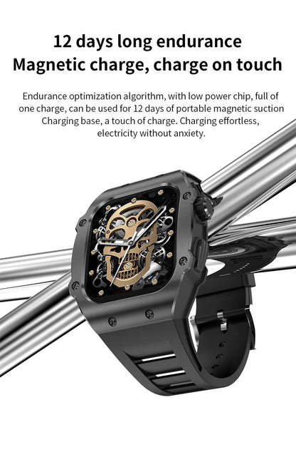 2024 Outdoor Sports Smart Watch Men 1.91 inch Screen Bluetooth Calling Waterproof Travel AI Voice Men Smartwatch For IOS Android