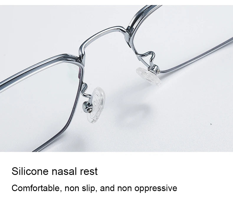 Men Prescription Glasses Optics Lenses  Reading Glasses Women Blue Light Blocking Myopia Eyewear Metal Titanium Eyeglasses Frame