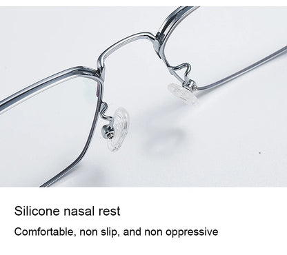 Men Prescription Glasses Optics Lenses  Reading Glasses Women Blue Light Blocking Myopia Eyewear Metal Titanium Eyeglasses Frame