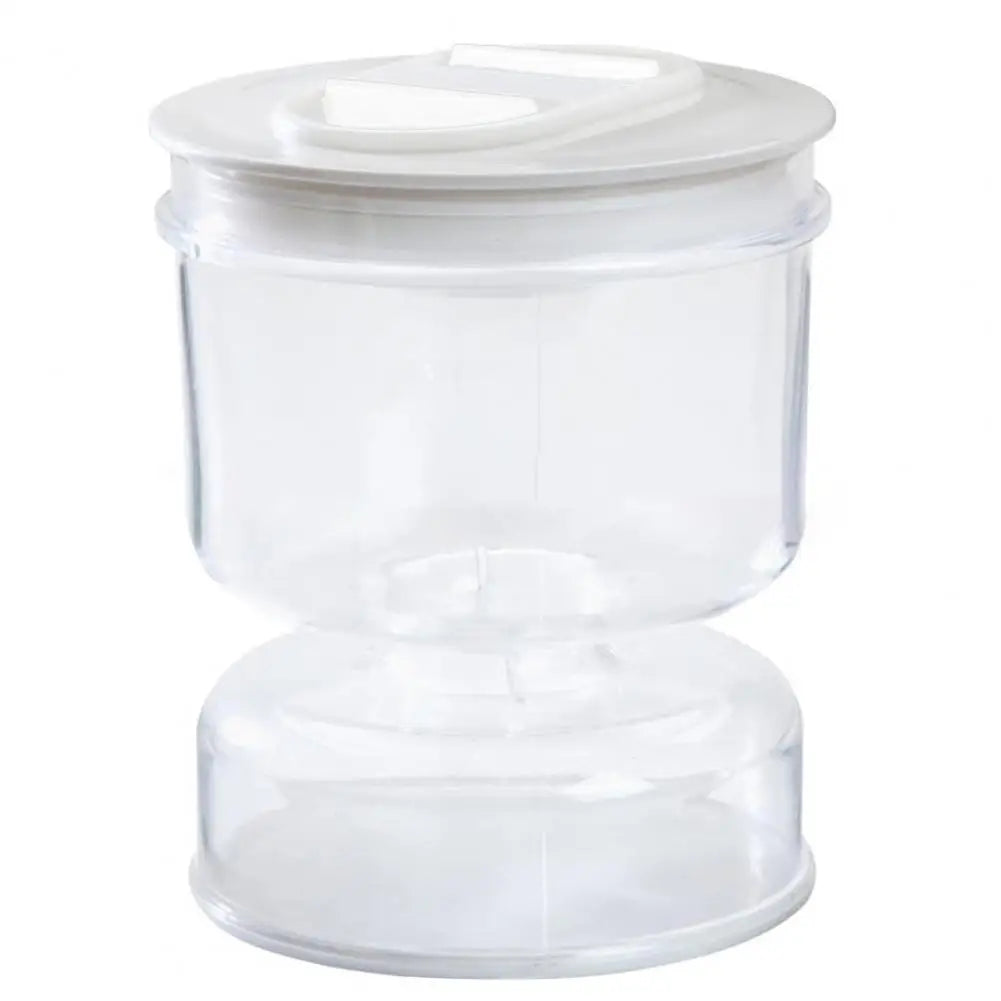 Innovative Pickle Jar Fine Workmanship Olives Jar Plastic Pickle Organizer Hourglass Design Sealed Olives Container for Home - AMULET RING STORE