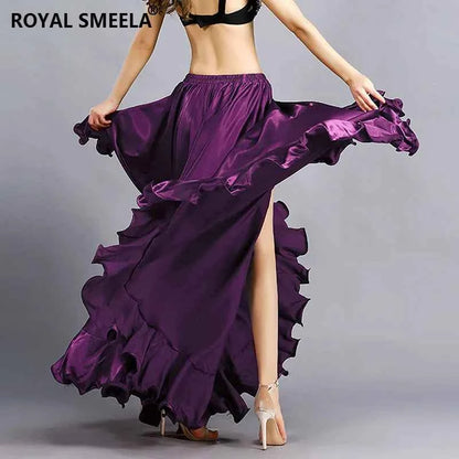 Sexy Belly Dance Skirt Bot f Skirt New Sle Spring Summer Large Swing Beginner Eastern Dance Practice Long Skirt