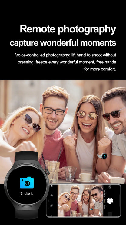 2025 New For HUAWEI GT Series Smart Watch Men AMOLED Screen Heart Rate Health Monitoring Bluetooth Call Business Smartwatch Man