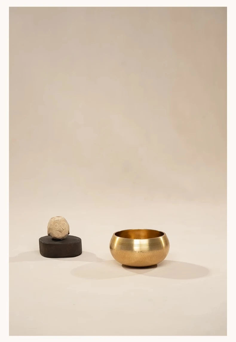 Nepal Singing Bowl Handmade Copper Bowl Sound Healing Yoga Meditation Professional Original Tibetan Bowls Buddha Instrument - AMULET RING STORE