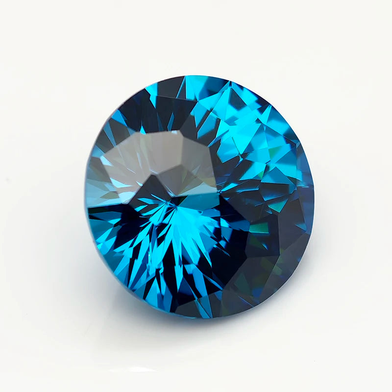 New 5A Quality Round Colored Empire Cut Cubic Zirconia Stones Loose Gemstone for Jewelry Making