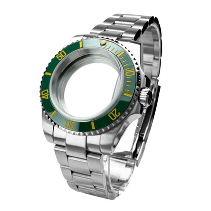 40mm 200m Waterproof NH34 NH35 NH36 Watch Case Accessories for Oyster Band SUB Watch Maker 120clicks BGW9 blue lume Bezel - AMULET RING STORE