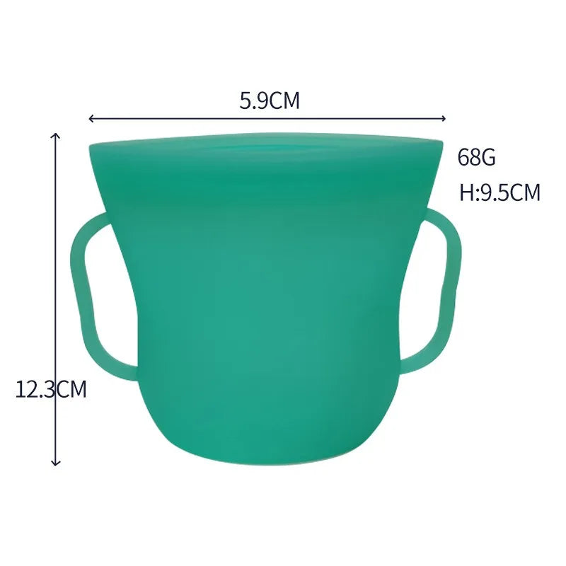 Cartoon Silicone Fresh-keeping Storage Bag,Reusable Food Grade Snack Bags for Children,Zipper Bag,Eco-Friendly,Leakproof - AMULET RING STORE