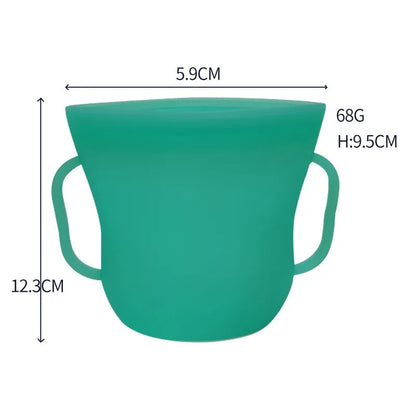 Cartoon Silicone Fresh-keeping Storage Bag,Reusable Food Grade Snack Bags for Children,Zipper Bag,Eco-Friendly,Leakproof - AMULET RING STORE