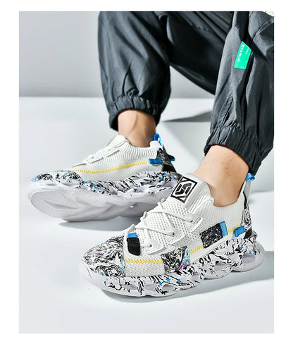 Shoes men Sneakers Male casual Mens Shoes tenis Luxury shoes Trainer Race Breathable Shoes fashion loafers running Shoes for men - AMULET RING STORE