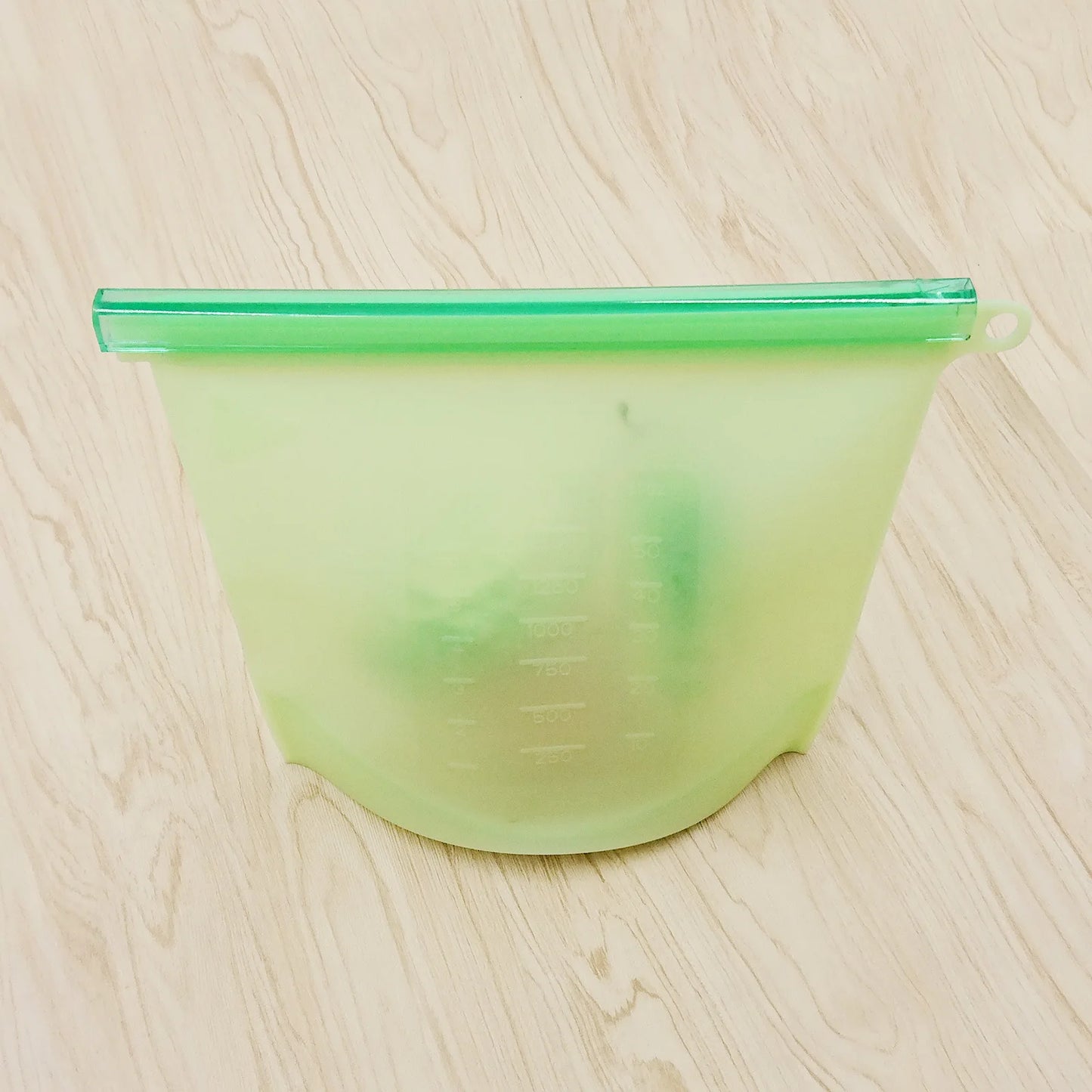 500-1500ML Silicone Bags Reusable Silicone Food Grade Storage Bag Lunch Sandwich Snack Fruit Freezer Zip Seal Keep Fresh Bags - AMULET RING STORE
