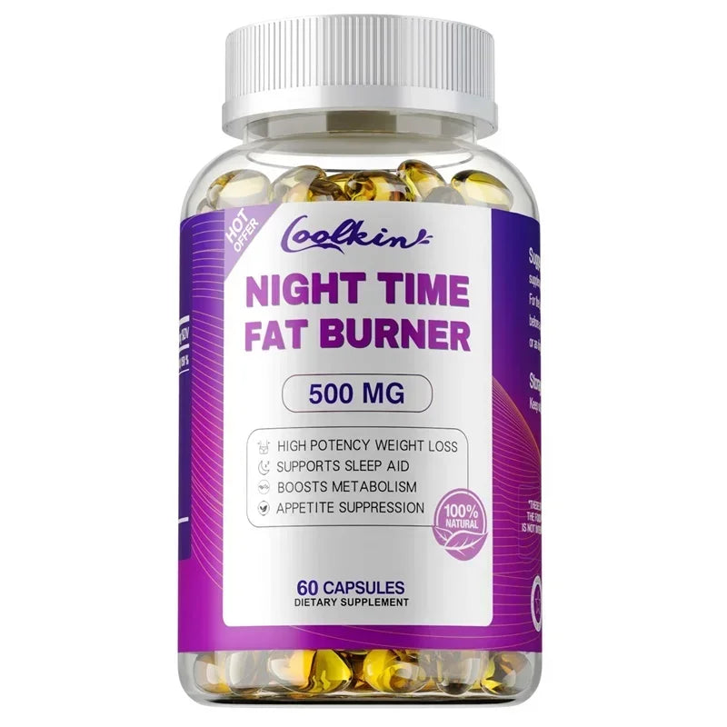 Night Time Fat Burning Capsule - Supports Immune System Health, Appetite Suppression, Healthy Weight Management - AMULET RING STORE