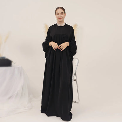 Plain Muslim Abaya Long Dress - Islamic Clothing - AMULET RING STORE