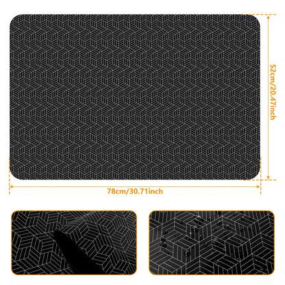 Induction Cooktop Mat Silicone Anti-Scratch Induction Cooktop Protector Mat Heat-Resistant Non-Slip Kitchen Counter Protect Mat - AMULET RING STORE