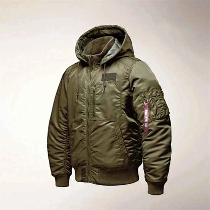 Men's winter jacket is very stylish waterproof and windproof, thickened with padded