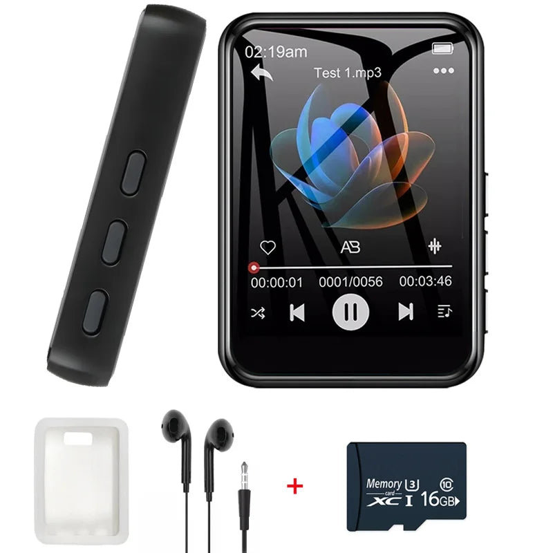 128GB HiFi MP3 Player with Bluetooth 5.4, Speaker & Touch Screen