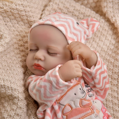 16 Inch 40cm Loulou Full Body Soft Vinyl Girl Reborn Baby Doll Lifelike Bebe Reborn Doll Toys Realistic Baby Doll Toys