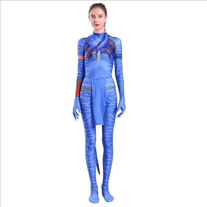 New Cosplay Costume Avatar Movie Themed 3D Digital Print Jumpsuit for Men and Women 3D Digital Print Jumpsuit