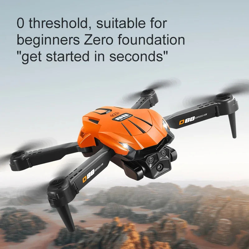 Xiaomi D88 Drone HD Dual Camera 3 Battery Professional Aerial Photography Optical Flow Hovering Gesture Shooting Folding Drone