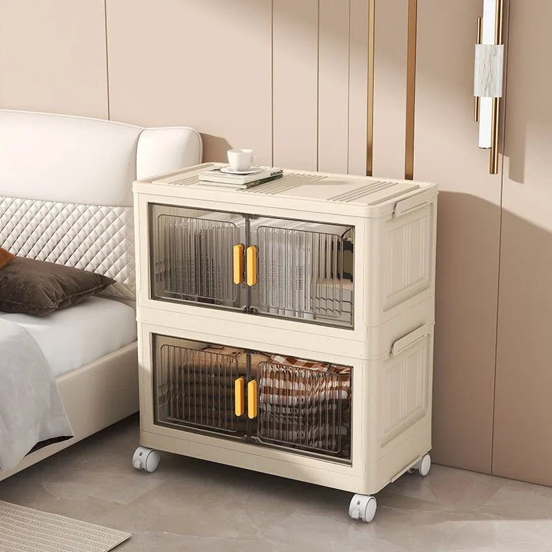 1/2/3/4/5 layers Multifunction Storage Cabinet Foldable Dustproof Wardrobe Easy-to-Install Storage Boxes - AMULET RING STORE