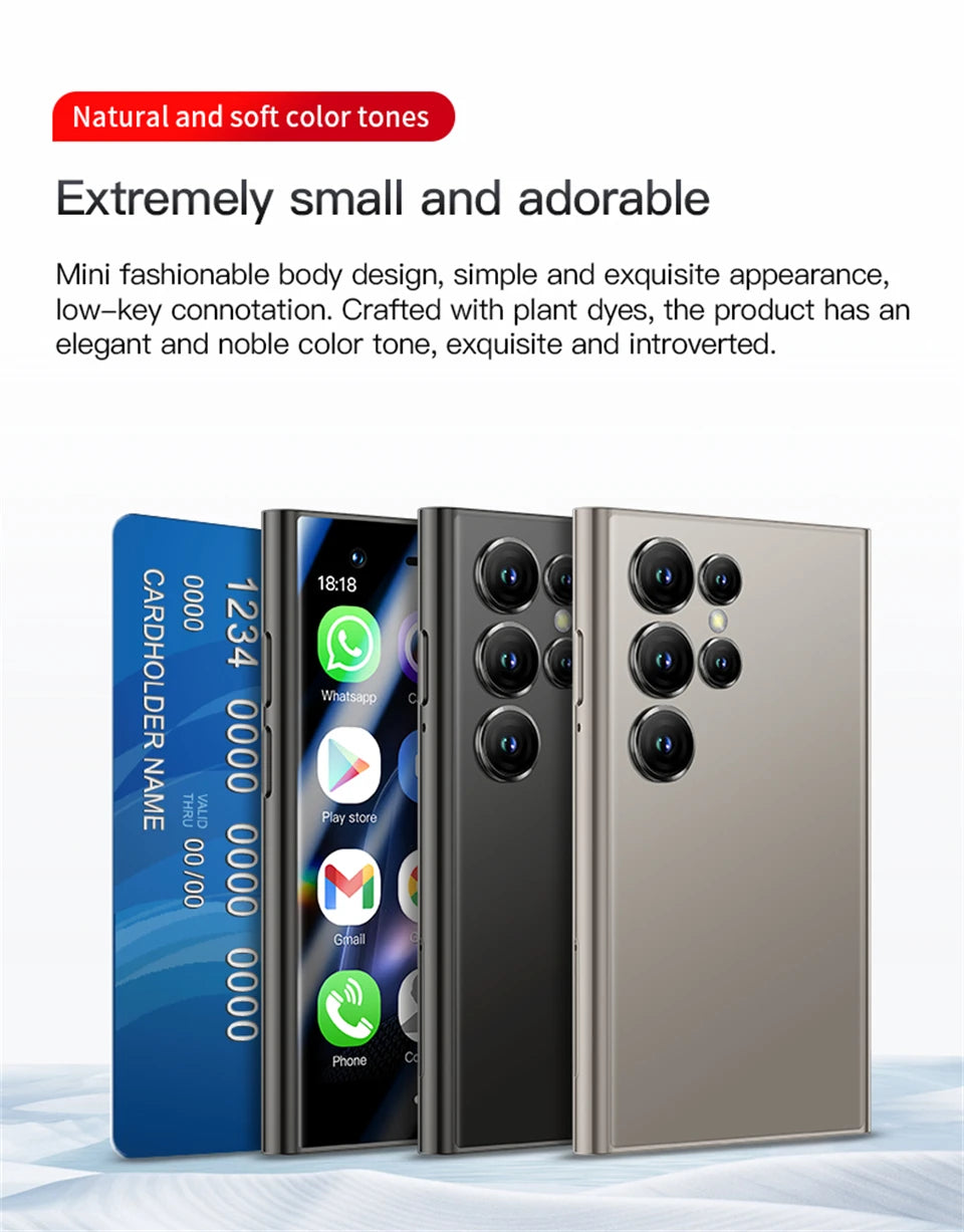 SOYES S24 Pro Max 4G Version 3.0 Inch Android8.1 Smartphone 2GB RAM 16GB ROM Dual SIM Standby 2500mAh Compact Mobile Phone - AMULET RING STORE