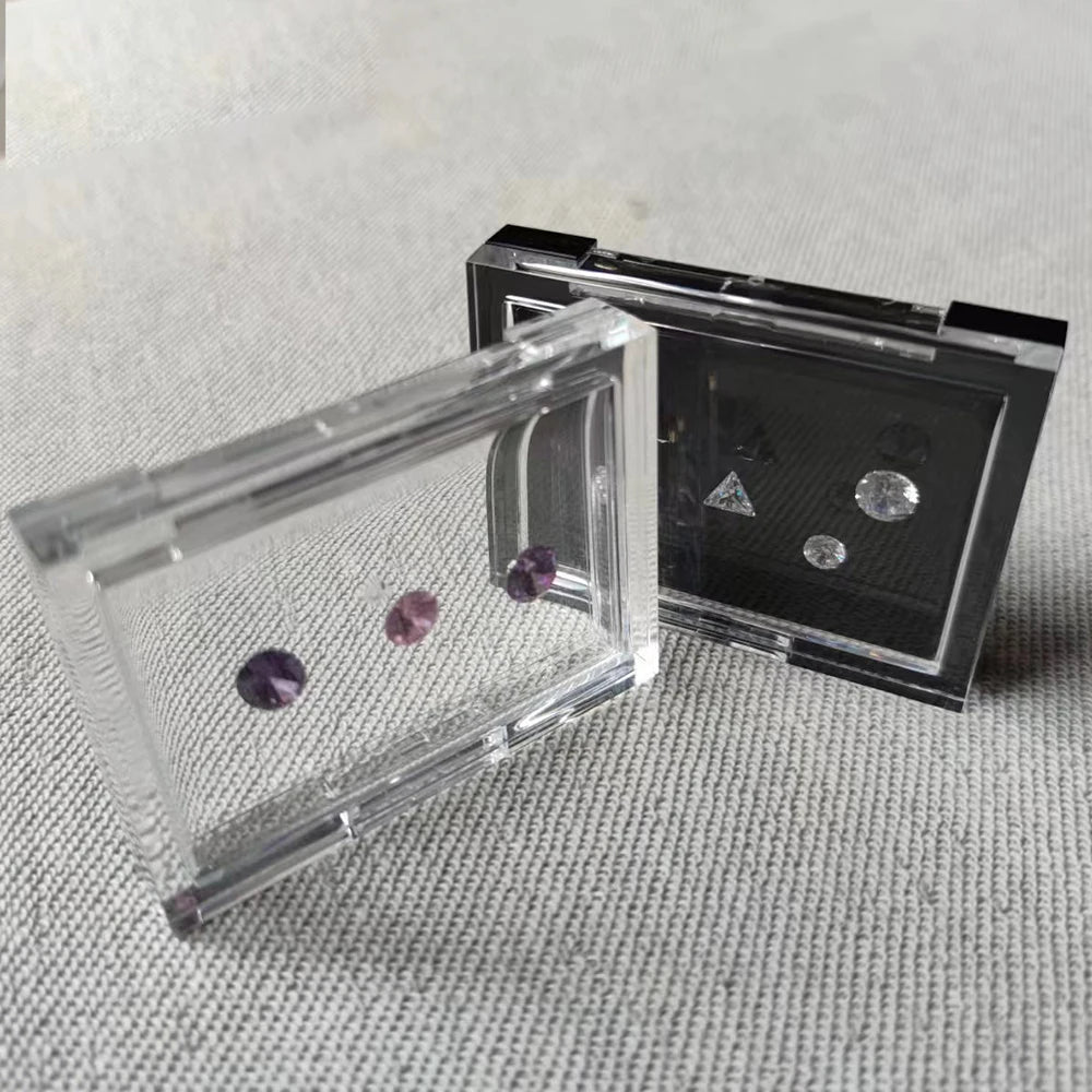 10/15 Compartment Beads Jewelery Storage Box Portable Craft Container Earrings Ring Display Case DIY Trinket Organizer Box - AMULET RING STORE