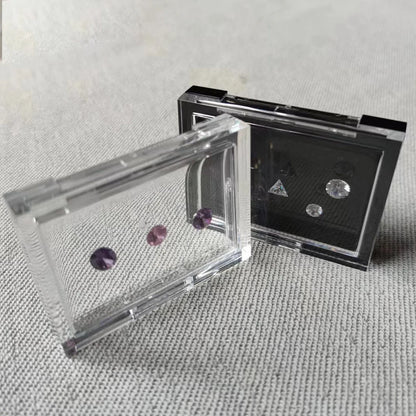 10/15 Compartment Beads Jewelery Storage Box Portable Craft Container Earrings Ring Display Case DIY Trinket Organizer Box - AMULET RING STORE