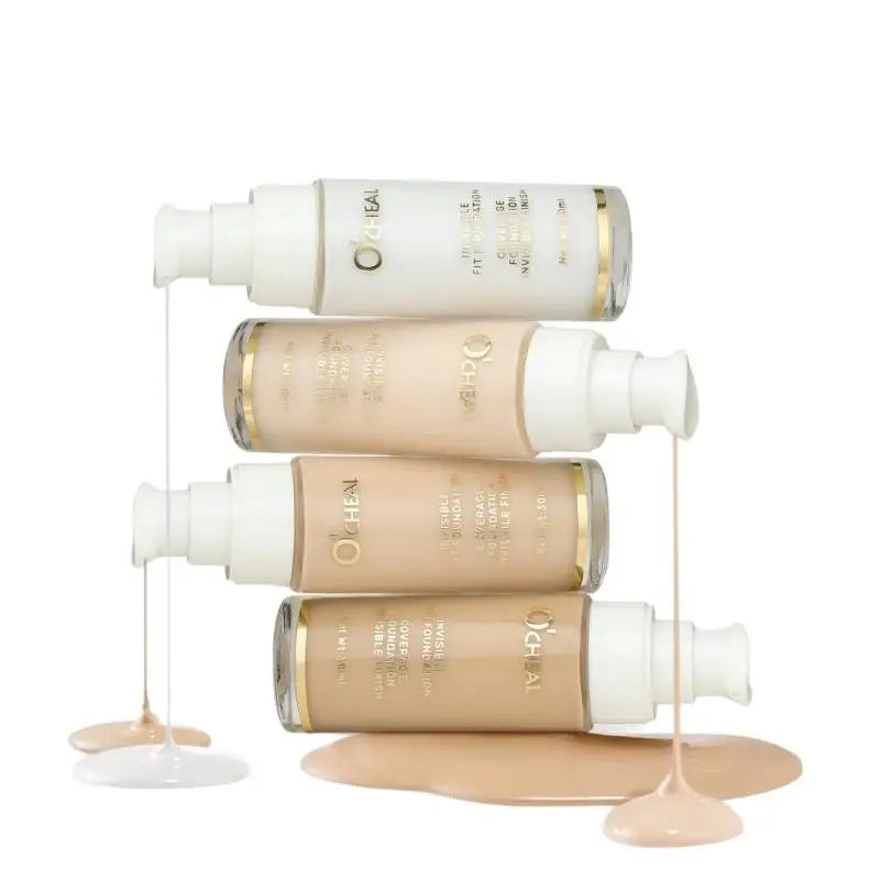 Full Coverage Concealer Temperature Changing Liquid Foundation Smooth Invisible Pores Conceal Facial Beauty Cosmetics - AMULET RING STORE