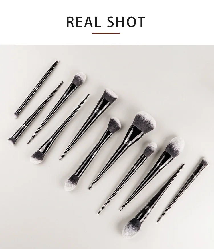 Kat Von D Makeup Brush Set & Kit Foundation Blush Highlight Concealer Powder Sculpting Eyeshadow Brush KVD Brand Makeup Brush - AMULET RING STORE