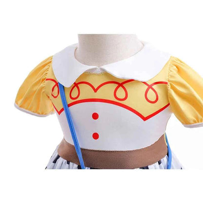 2024 Toddler Girl Princess Dress Toy Kids Clothes Christmas Halloween Woody Alice Jessie Belle Mermaid Infants Party Ball Gowns