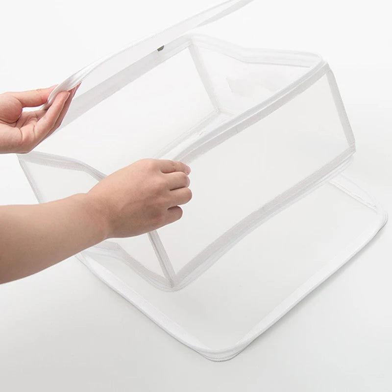 1Pcs Folding Large Capacity Quilt Clothes Storage Boxes Suit Coat Clothing Waterproof Dust-proof Bedroom Organizer Accessories - AMULET RING STORE