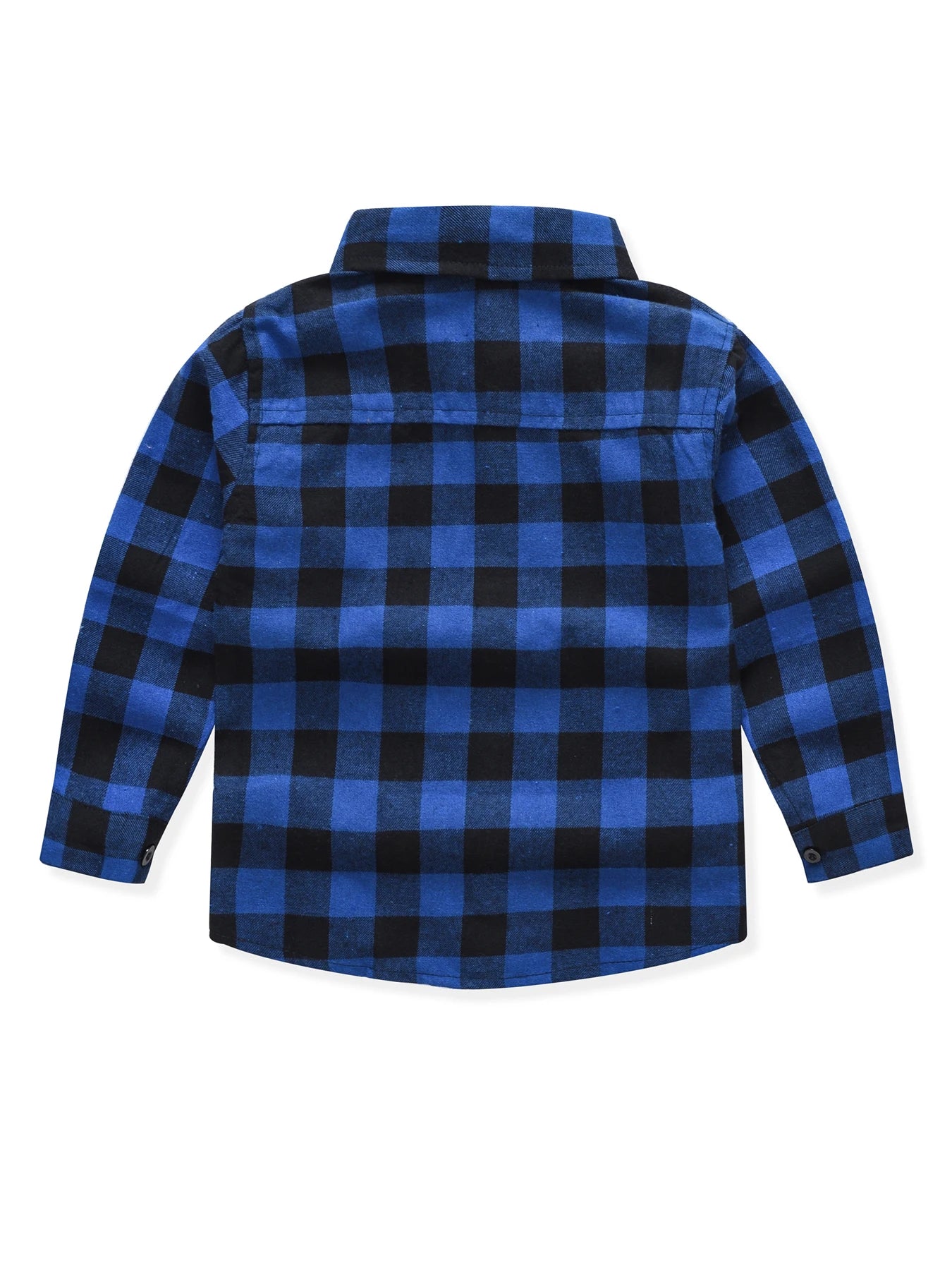 New Spring and Autumn Winter Boys and Girls 1-14 Years Old Classic Woolen Checkered Shirt Student Dress Versatile Shirt