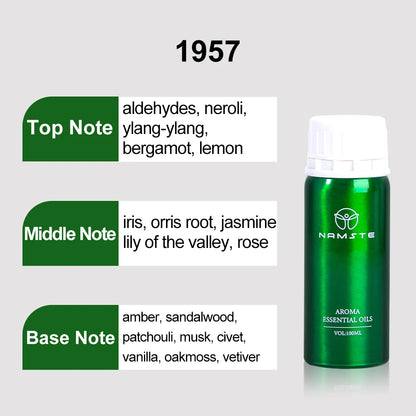 NAMSTE Hotel Perfume Oil 100ML Lavender Pure Essential Oils White Tea Coffee For Diffuser Aroma Oil Room Fragrance Air Freshener - AMULET RING STORE