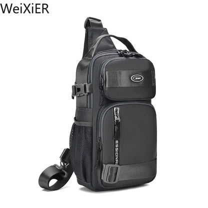 Fashion Multifunction Men's Shoulder Bag Running Outdoor Sling Crossbody Bags Male Travel Trend High Capacity Sport Chest Bag - AMULET RING STORE