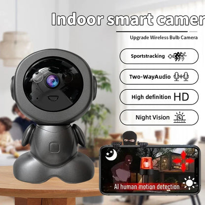 8MP Wifi Security Camera Indoor HD Baby Monitor Smart Home Surveillance Robot PTZ Camera Auto Tracking Night Vision Pet Monitor - AMULET RING STORE
