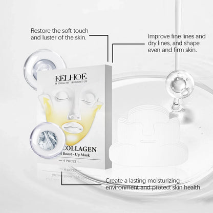 Deep Collagen Retinol Firming Mask Lifting Tightening Facial Skin Lighten Fine Lines Smooth Natural Hydrating Translucent Mask