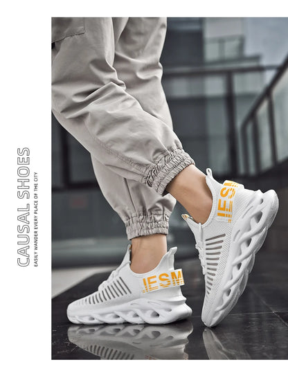 Men Shoes Comfortable Sneakers Breathable Running Shoes For Women Mesh Tennis Sports Shoes Outdoor Air Waling Casual - AMULET RING STORE