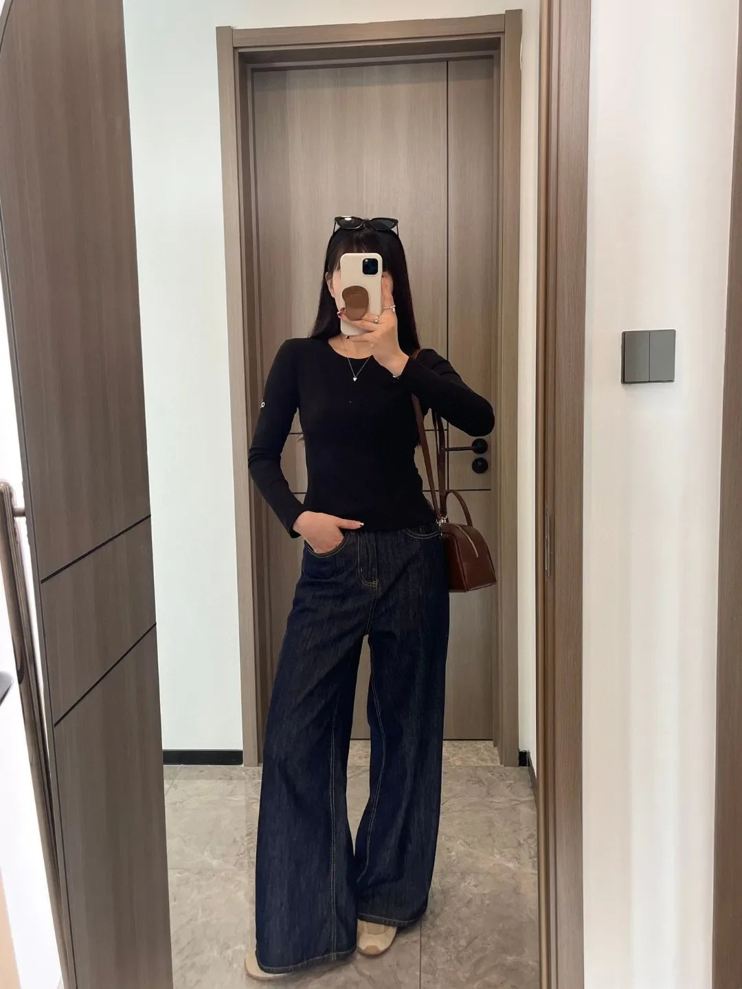 Women's Sports Quick Drying Fitness Yoga Top Simple Black White Long Sleeved Threaded T-shirt Fashion Solid Color Cotton T-shirt