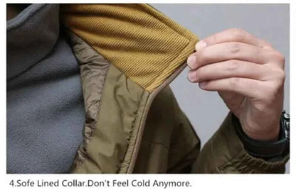 Winter Jacket Tactical Down Jackets for Men Winter Warm Waterproof Windbreakers Hunting Hiking Parkas Coat