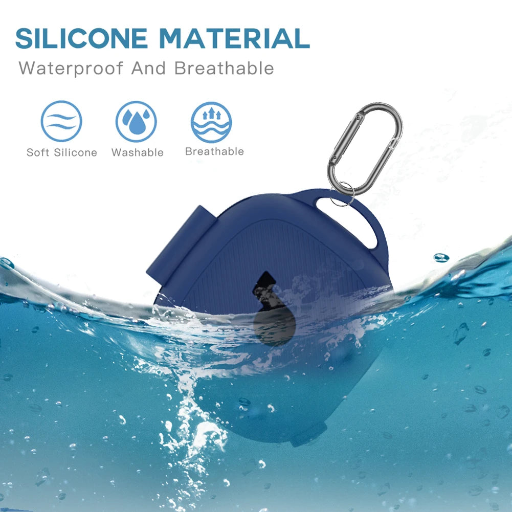 Silicone Case Cover Shockproof Soft Protective Cover Logo Visible Design Full Body Protective Case for Anker SoundCore Sport X20 - AMULET RING STORE