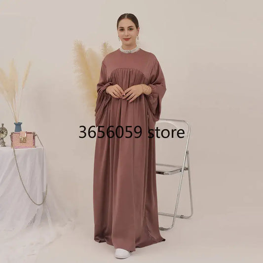 Plain Muslim Abaya Long Dress - Islamic Clothing - AMULET RING STORE