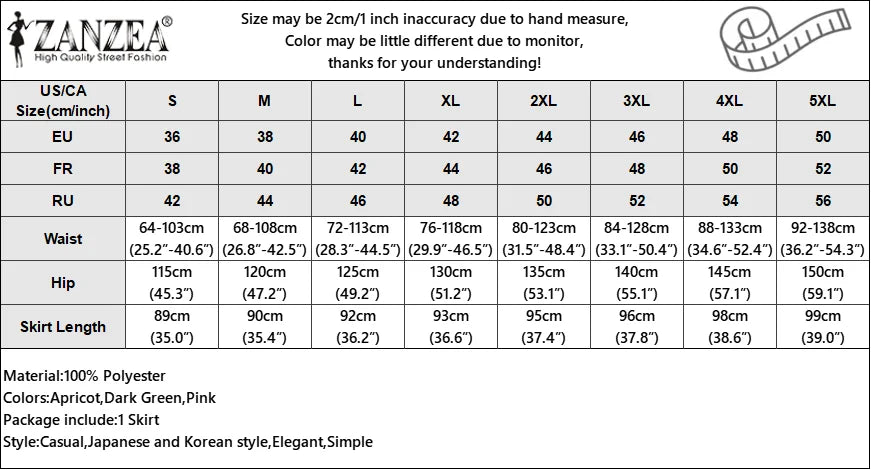 2025 ZANZEA Fashion Women Maxi Skirts Autumn Long Bottoms Floral Print Holiday Elastic Waist Casual Oversized Jupes Faldas Saia