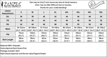 2025 ZANZEA Fashion Women Maxi Skirts Autumn Long Bottoms Floral Print Holiday Elastic Waist Casual Oversized Jupes Faldas Saia