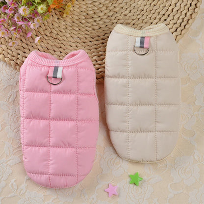 Winter Pet Cotton Jacket Warm Dog Clothes Puppy Coat For Small Medium Dogs Cats Outfit Chihuahua French Bulldog Maltese Clothing