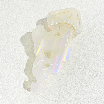 Creative Funny Acetate Tortoise Sturgeon Fish Shark Hairpin Oversize Marine Animal Barrettes Thick Hair Clip Claw Accessories - AMULET RING STORE