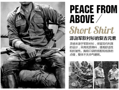 New Korean Style Big Size Men Shirt Long Sleeve Workwear Cotton Washed Multi Pocket Casual Oversized Spring Autumn Fashion Top