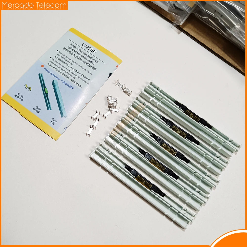 L925BP Drop Cable FTTH Fiber Optic Mechanical Splice Fiber Optic Mechanical Splicer Fast Connector Cold Splice for SC Adaptor - AMULET RING STORE