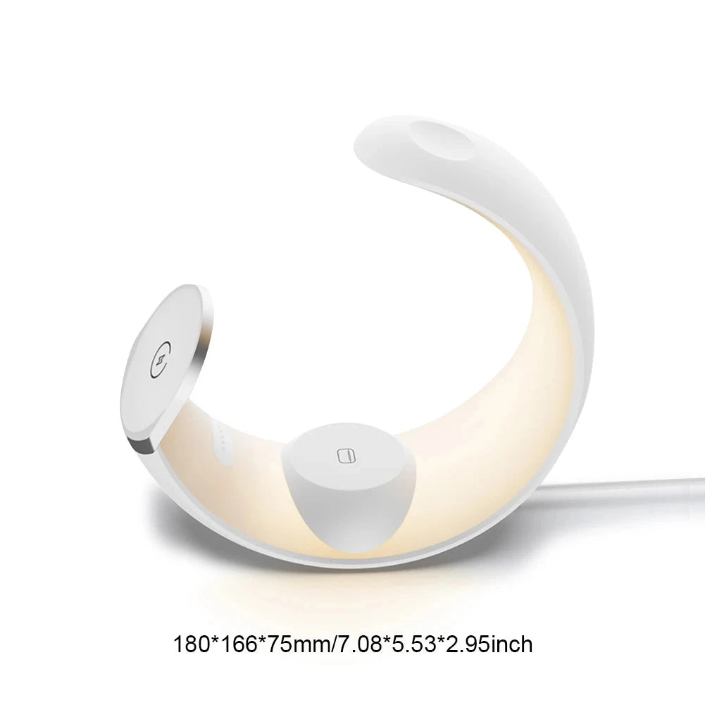 4 in 1 Magnetic Fast Charging Dock Station QC3.0 PD with Desk Lamp Wireless Charger Station Holder for iPhone AirPods IWatch